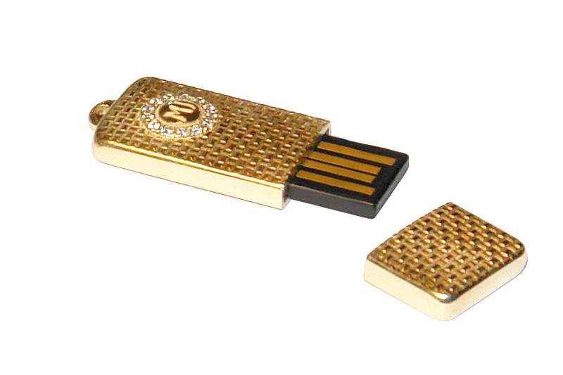 MJ - USB Flash Drive - First Sample Pure Gold & Diamonds