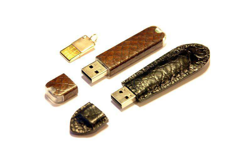 Unique USB Flash Drives: Gold Diamond Micro Slim Stick, Anaconda, Black Cayman
